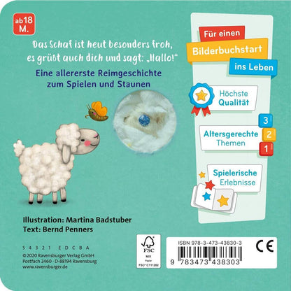 Ravensburger Mein liebstes Fingerpuppenbuch: Hallo, kleines Schaf!
