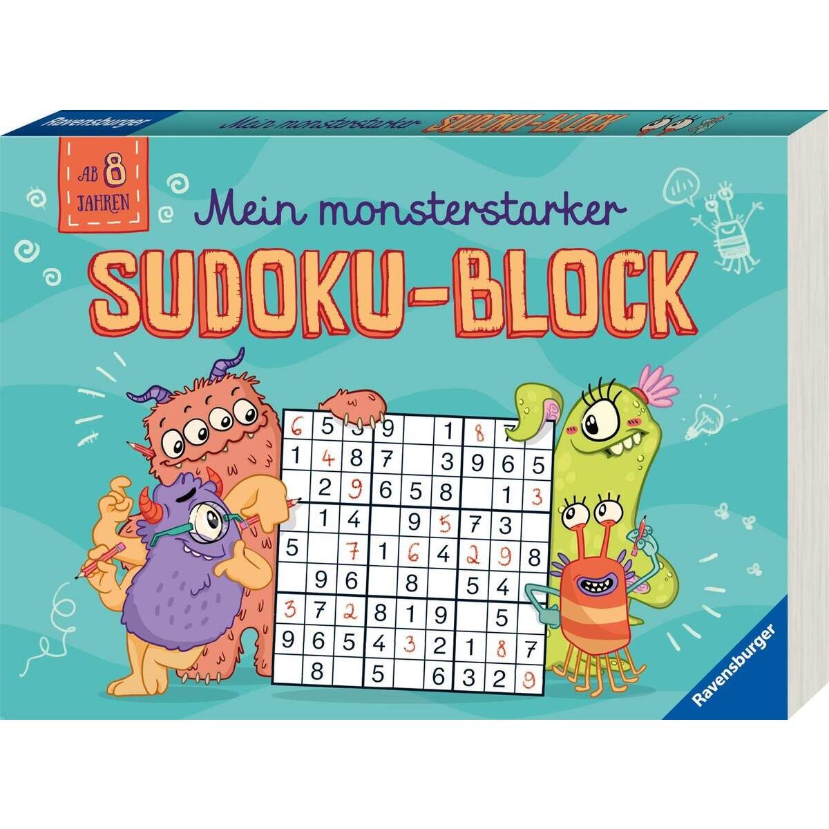 Ravensburger Mein monsterstarker Sudoku-Block