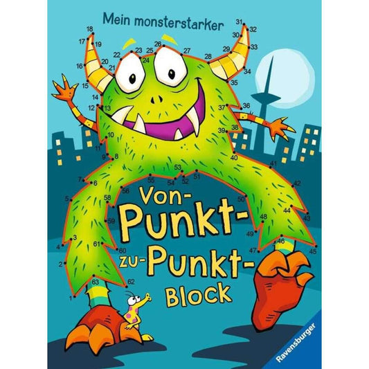 Ravensburger Mein monsterstarker Von-Punkt-zu-Punkt-Block