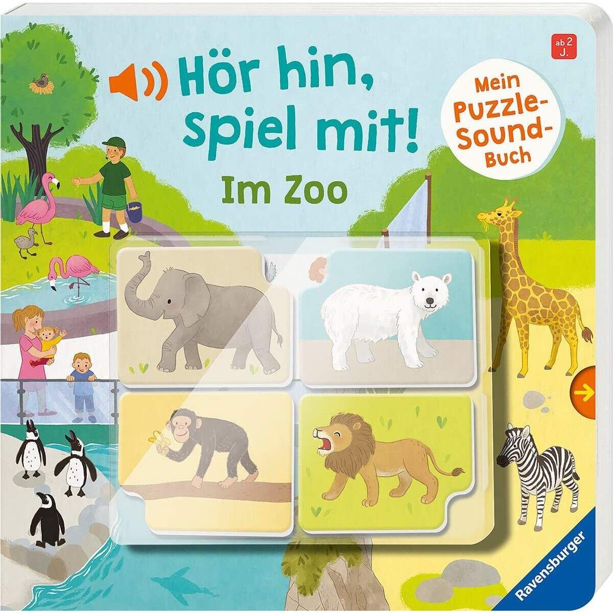 Ravensburger Mein Puzzle-Soundbuch: Im Zoo