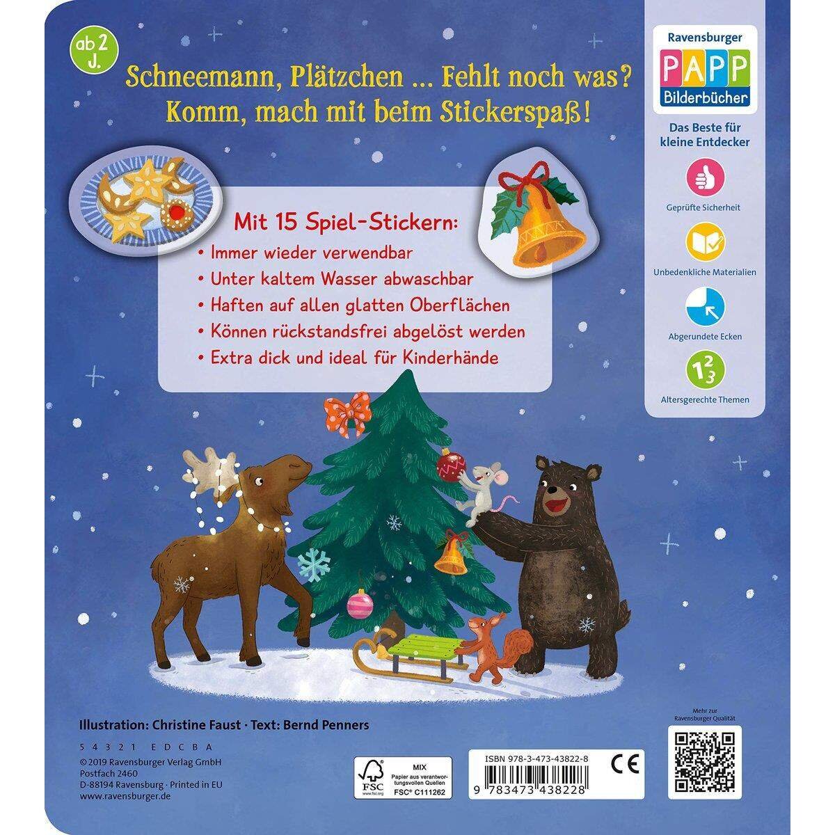 Ravensburger Mein Weihnachts-Stickerspaß