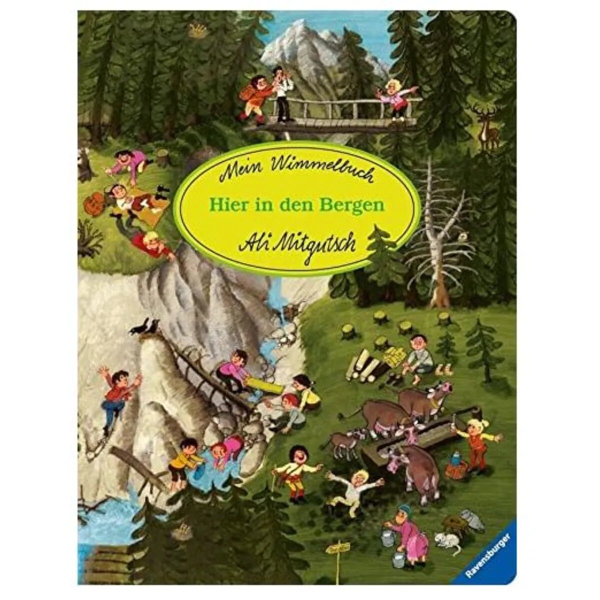 Ravensburger Mein Wimmelbuch: Hier in den Bergen