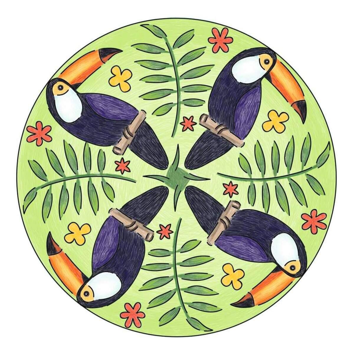 Ravensburger Midi Mandala-Designer Tropical Flamingo & Friends