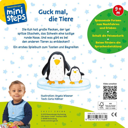 Ravensburger ministeps - Guck mal, die Tiere: Mein Spielbuch zum Tasten und Begreifen