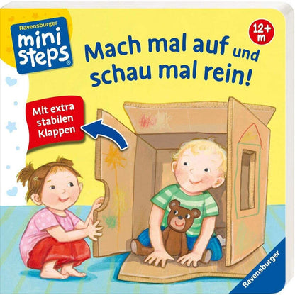 Ravensburger ministeps - Mach mal auf und schau mal rein: Mit extrastabilen Klappen
