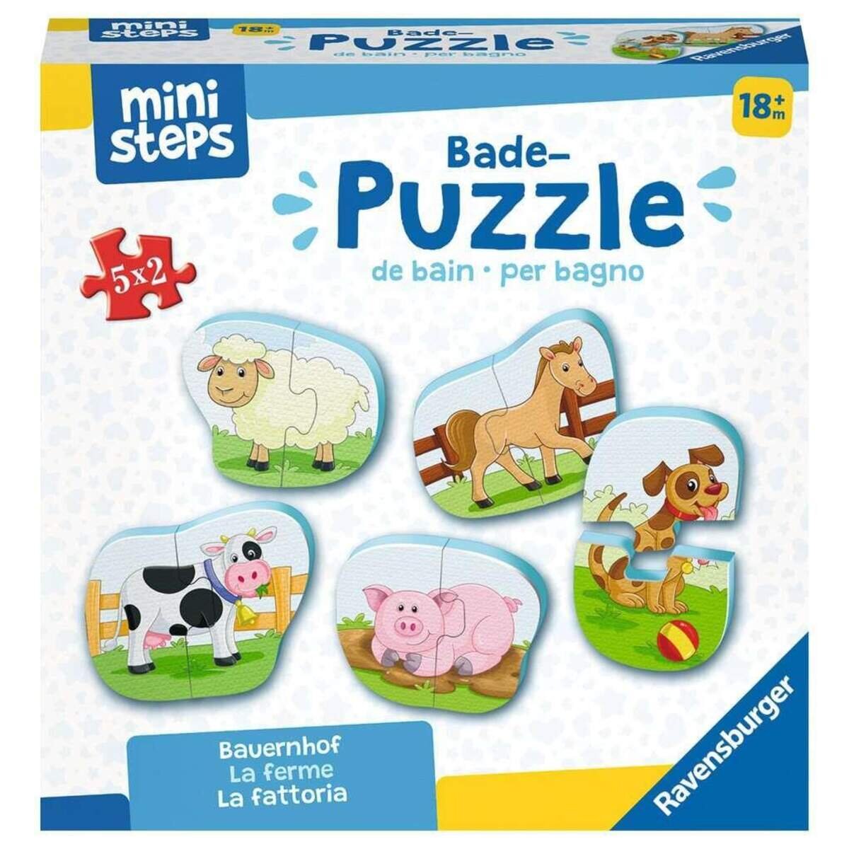 Ravensburger ministeps Bade-Puzzles Bauernhof