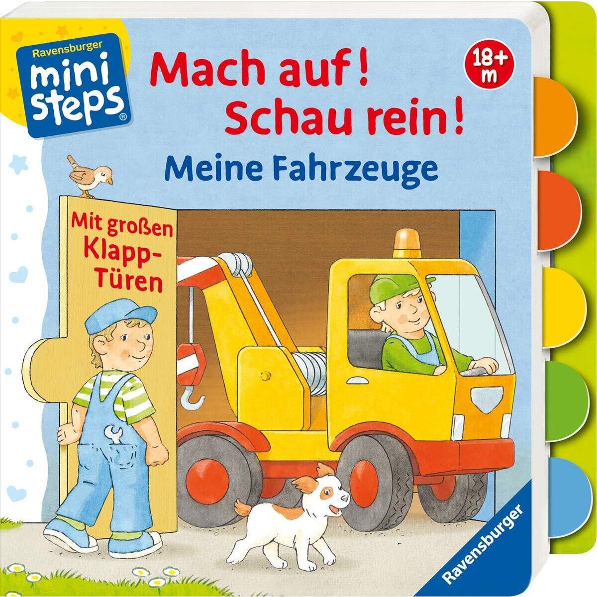 Ravensburger ministeps Mach auf! Schau rein! Meine Fahrzeuge
