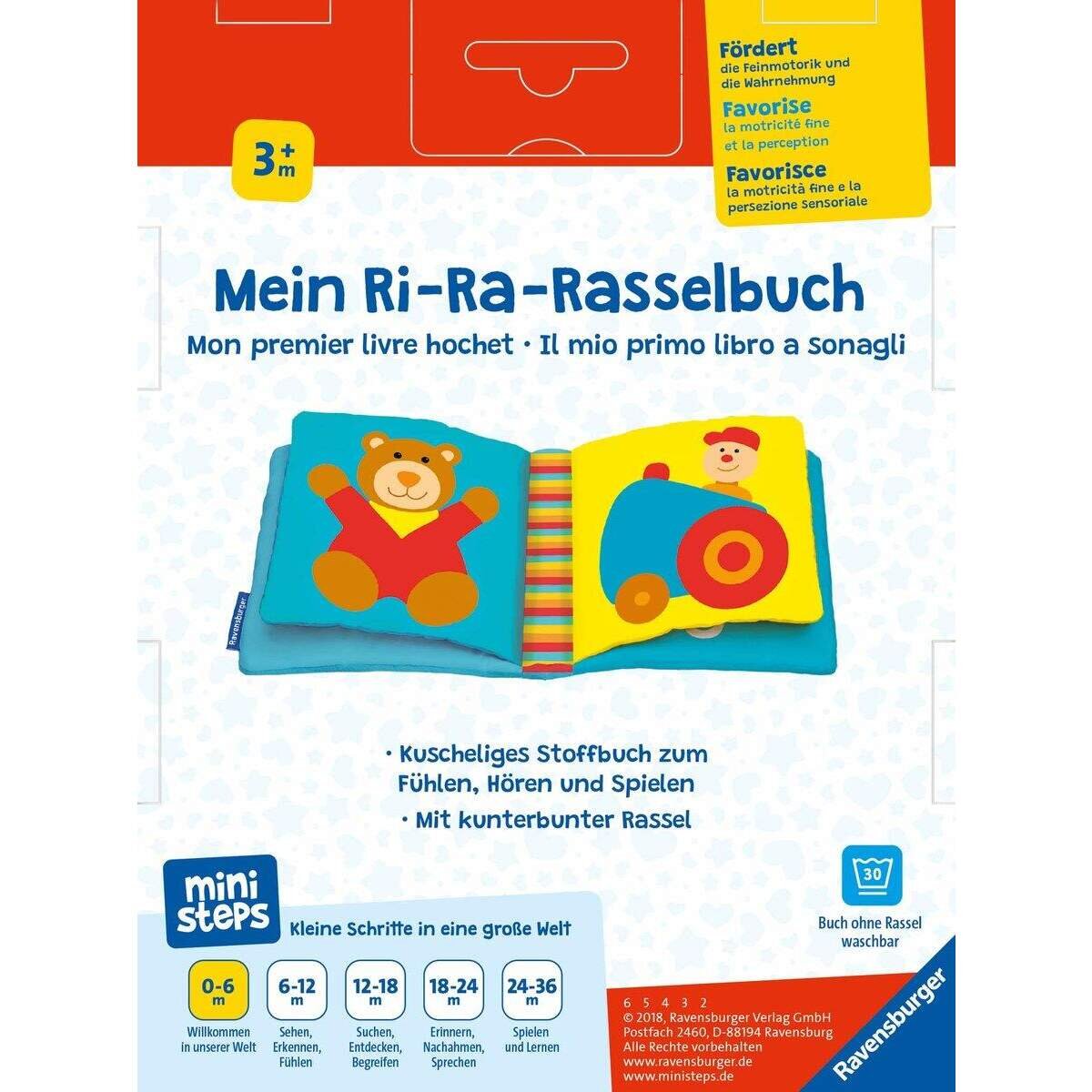 Ravensburger ministeps Mein Ri-Ra-Rasselbuch
