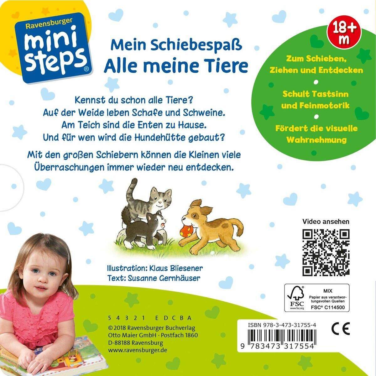 Ravensburger ministeps Mein Schiebespaß: Alle meine Tiere
