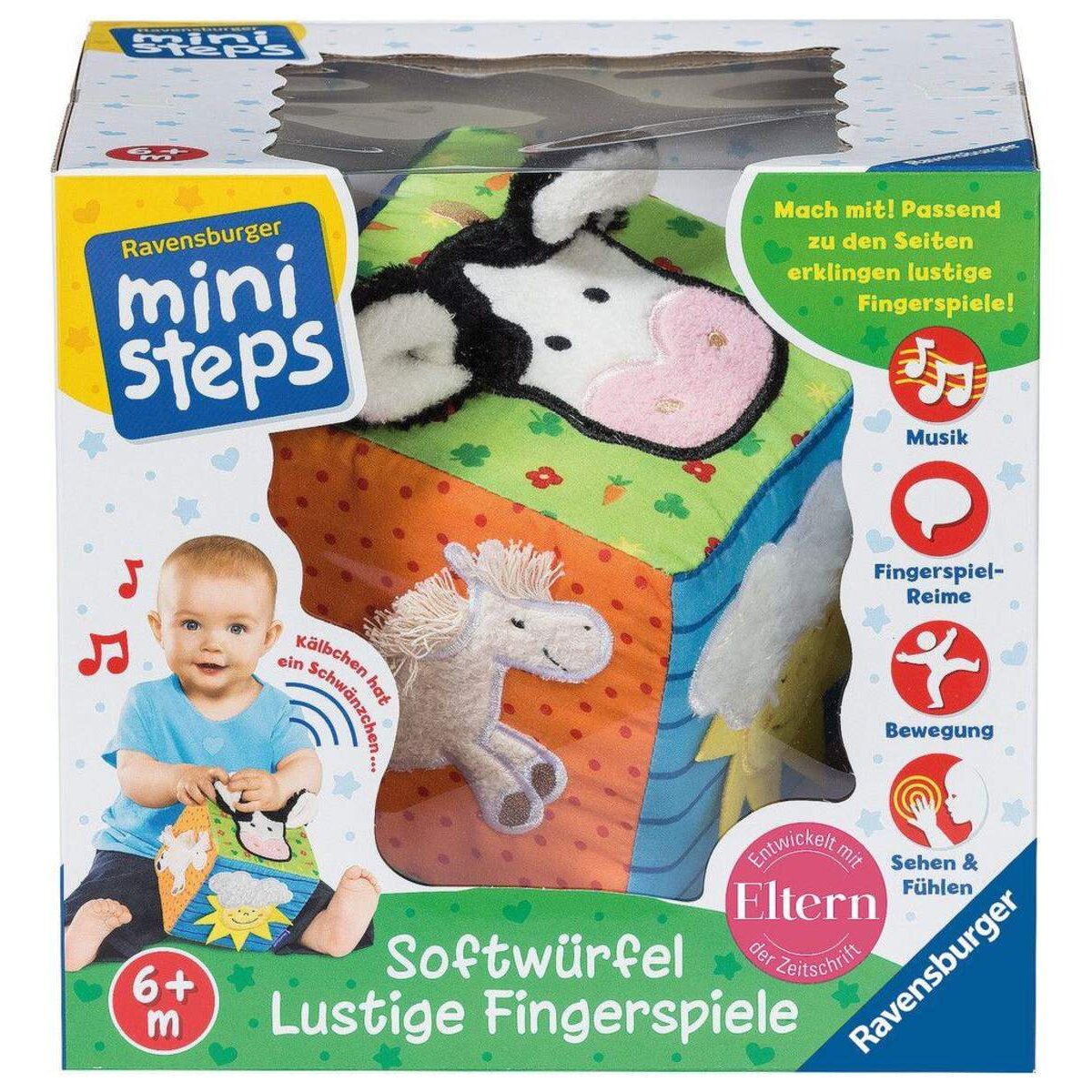 Ravensburger ministeps Softwürfel Lustige Fingerspiele