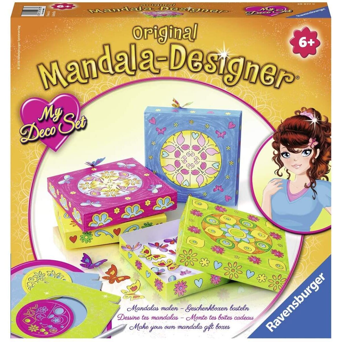 Ravensburger Original Mandala Designer - My Deco Set: Flowers und Butterflies