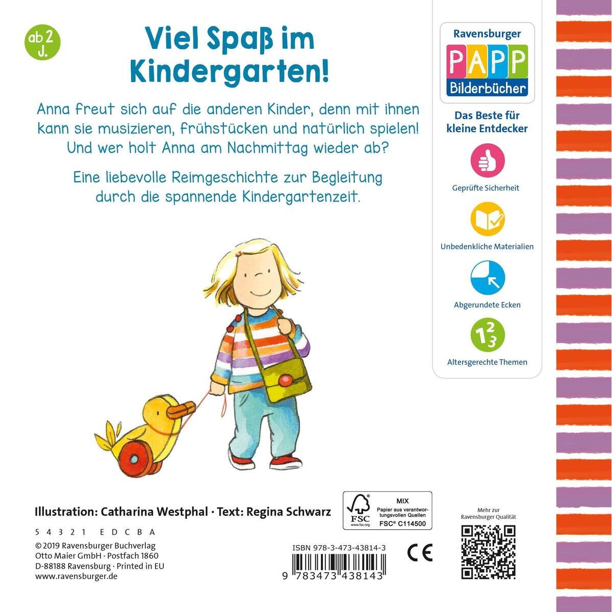 Ravensburger Pappbilderbuch - Anna im Kindergarten
