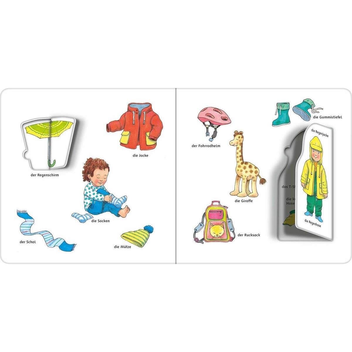 Ravensburger Pappbilderbuch - Klappen-Wörterbuch: Kindergarten
