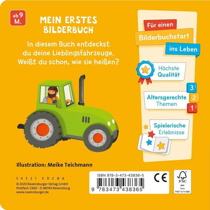 Ravensburger Pappbilderbuch - Viele bunte Autos: Mein erstes Bilderbuch