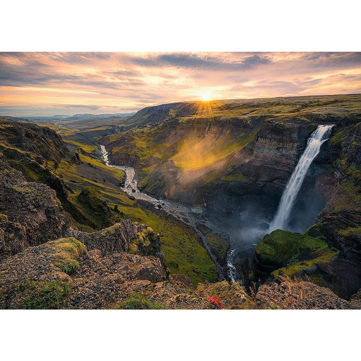 Ravensburger Puzzle - Haifoss auf Island, 1000 Teile