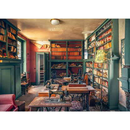 Ravensburger Puzzle - Mysterious castle library - Lost Places, 1000 Teile