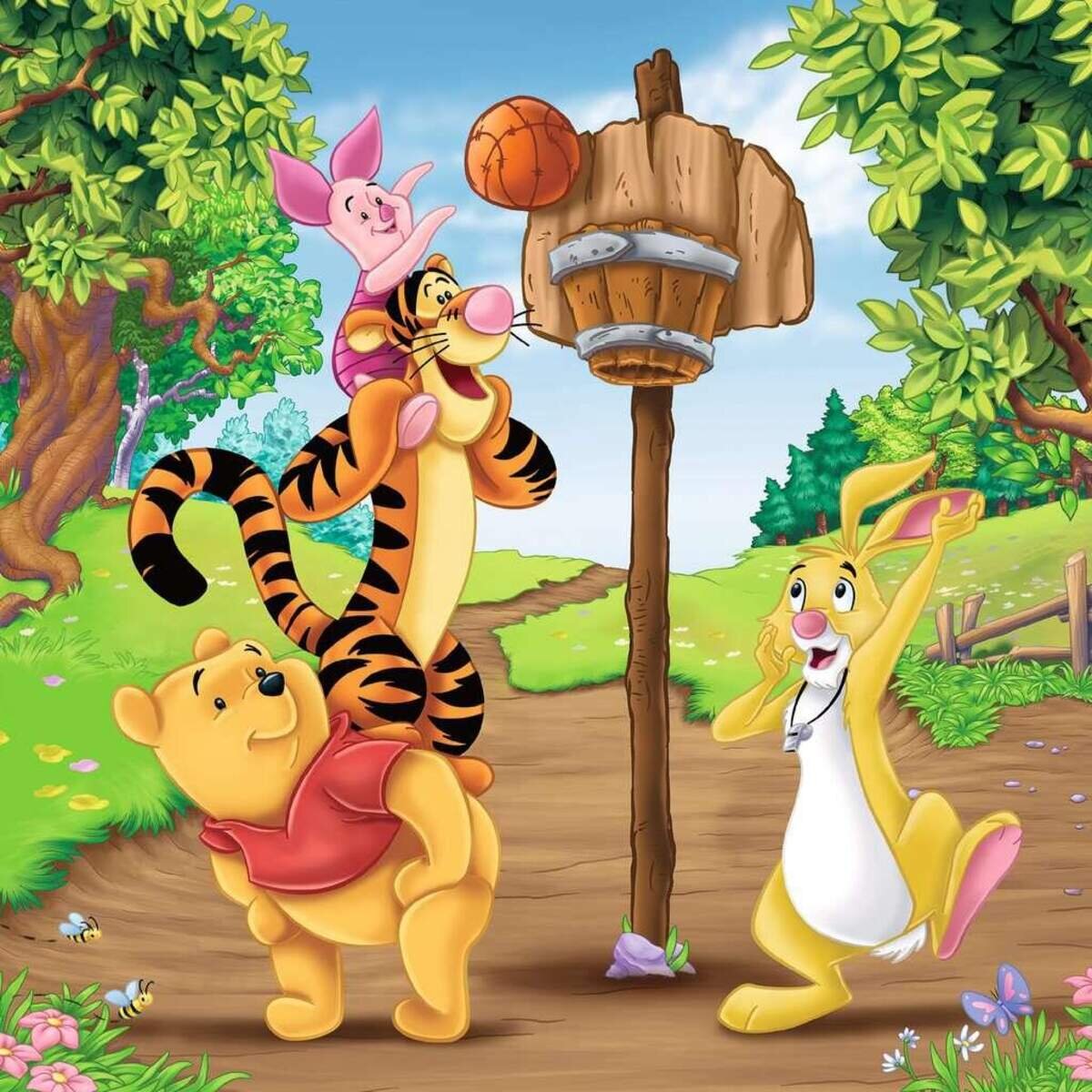 Ravensburger Puzzle - Winnie Puuh: Tag des Sports, 147 Teile