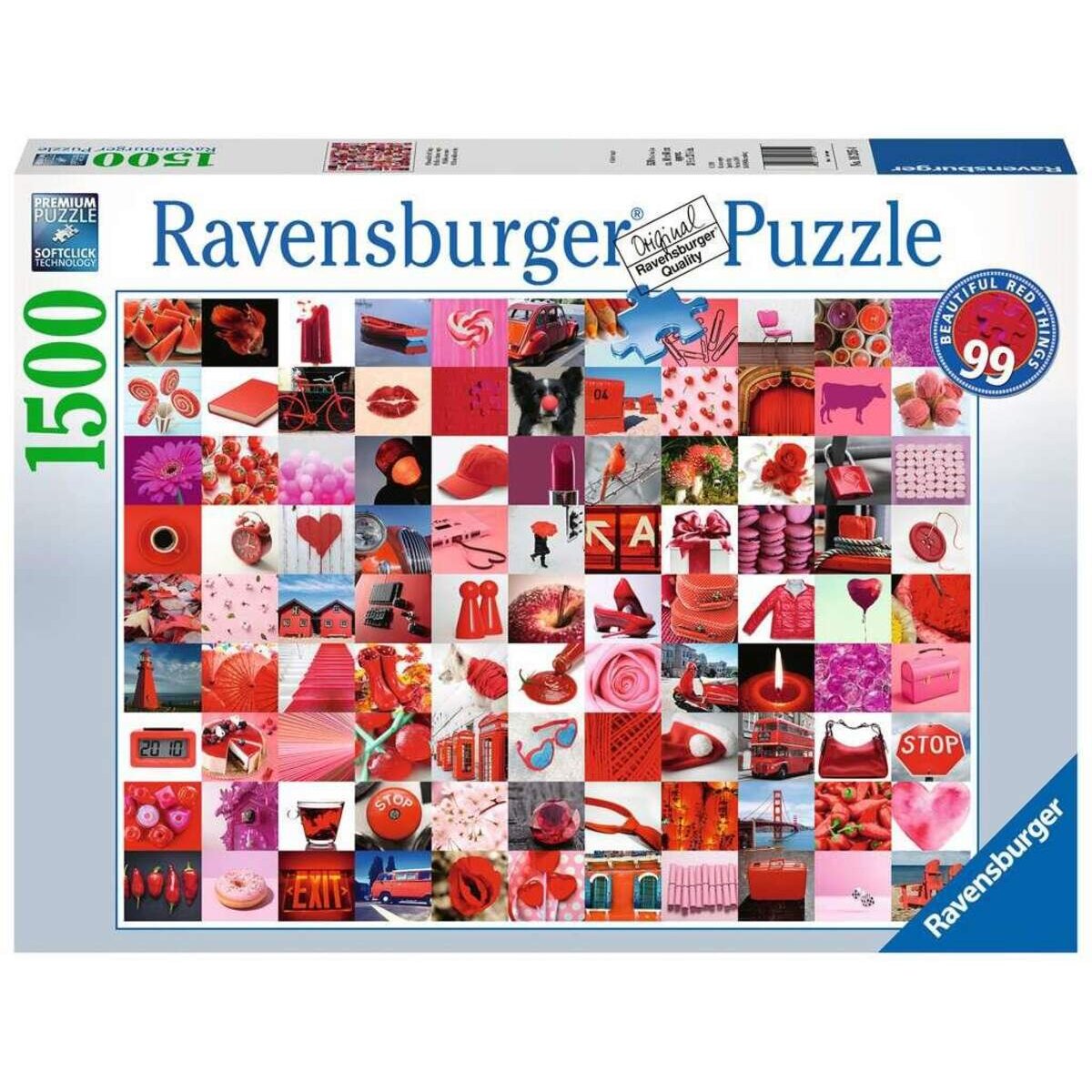 Ravensburger Puzzle 99 beautiful red things, 1500 Teile