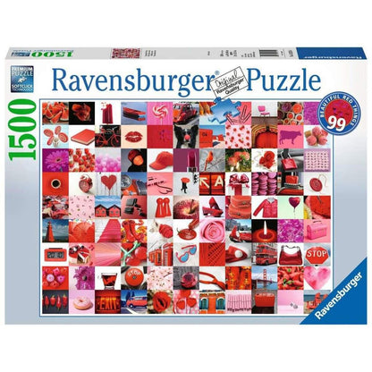 Ravensburger Puzzle 99 beautiful red things, 1500 Teile