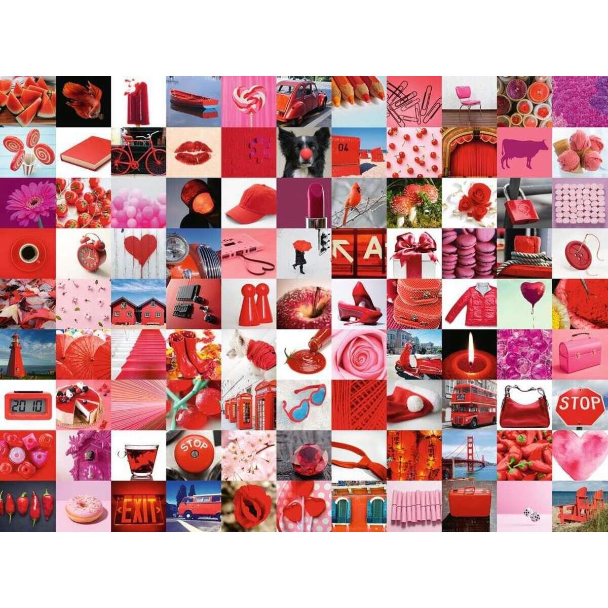 Ravensburger Puzzle 99 beautiful red things, 1500 Teile