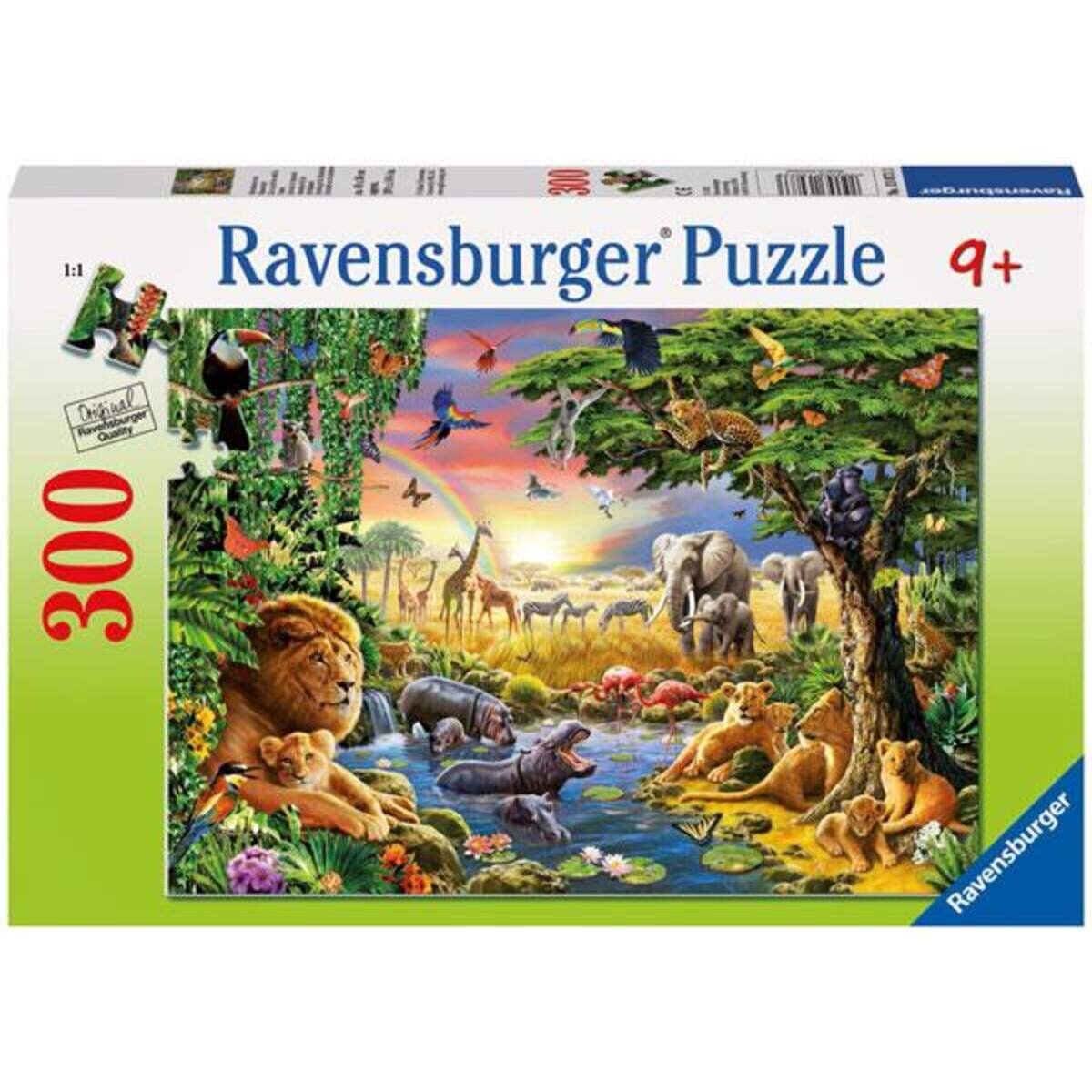Ravensburger Puzzle Abendsonne am Wasserloch
