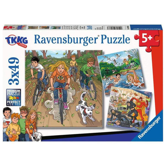 Ravensburger Puzzle Abenteuer mit TKKG, 3x49 Teile
