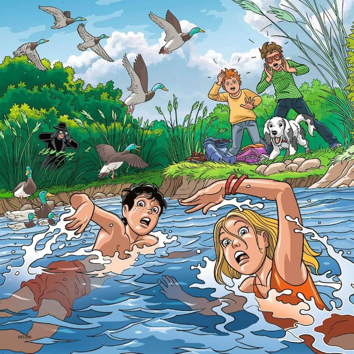 Ravensburger Puzzle Abenteuer mit TKKG, 3x49 Teile