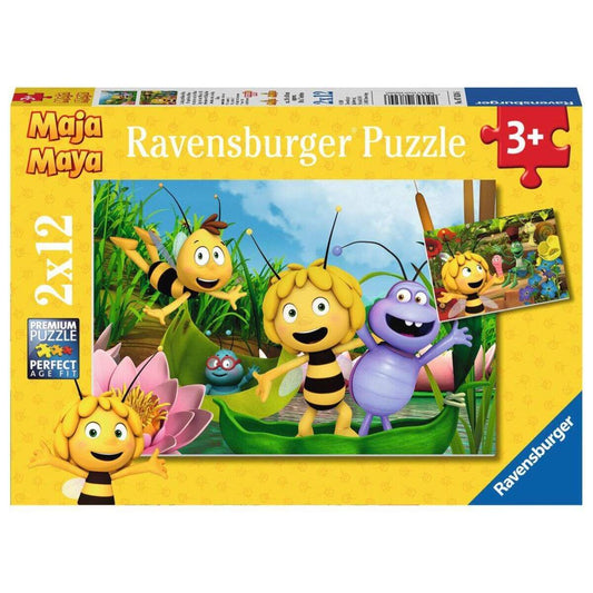 Ravensburger Puzzle Ausflug mit Biene Maja, 2x12 Teile