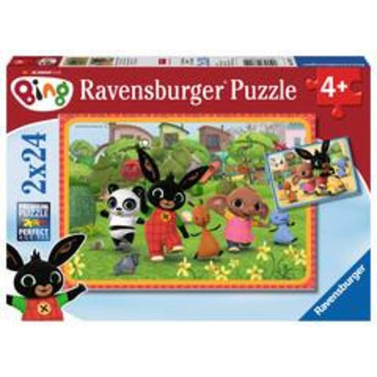 Ravensburger Puzzle Bing Bunny, Bing und seine Freunde, 2x24 Teile
