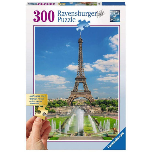 Ravensburger Puzzle Blick auf den Eifelturm, 300 Teile