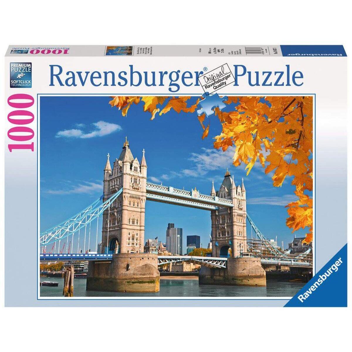 Ravensburger Puzzle Blick auf die Tower Bridge, 1000 Teile