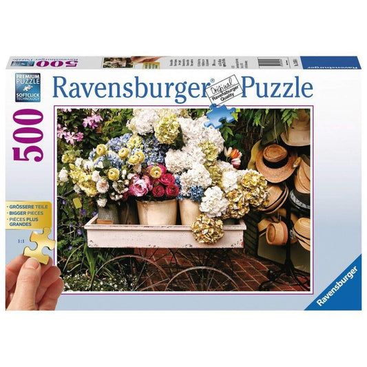 Ravensburger Puzzle Blumen und Hüte