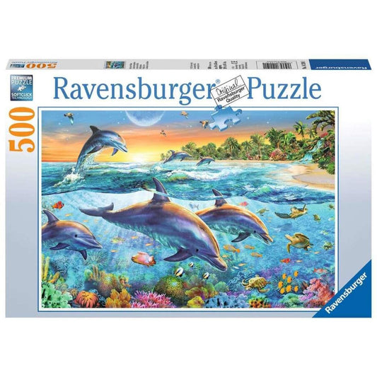 Ravensburger Puzzle Bucht der Delfine, 500 Teile