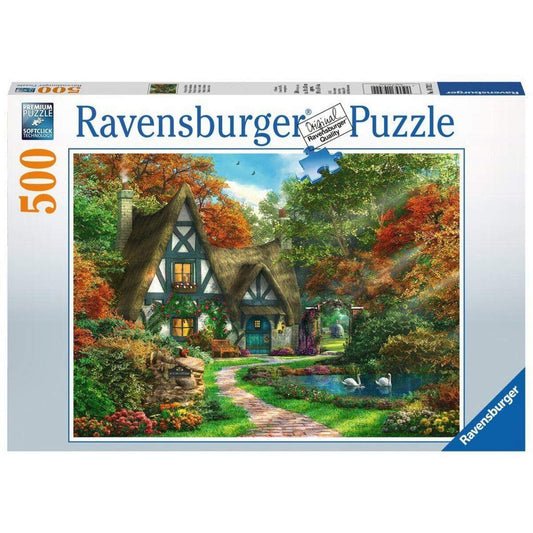 Ravensburger Puzzle Cottage im Herbst, 500 Teile