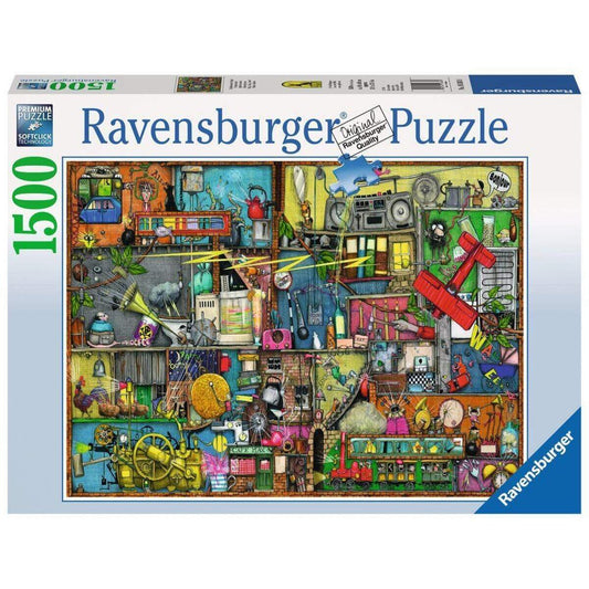 Ravensburger Puzzle Das Krachmacher Regal, 1500 Teile
