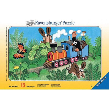 Ravensburger Puzzle Der Maulwurf als Lokführer, 15 Teile