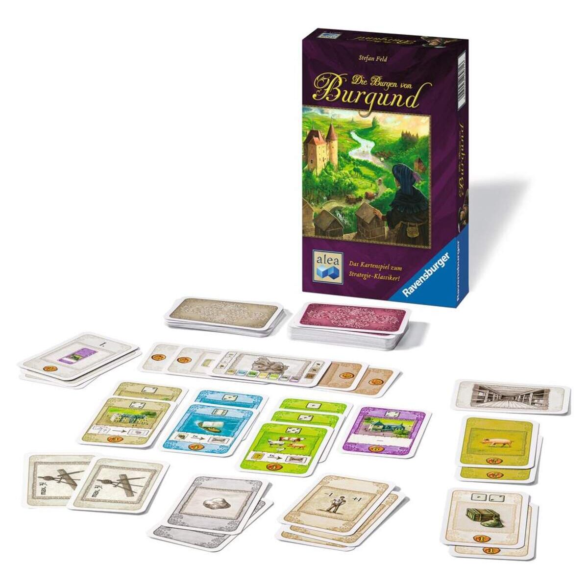 Ravensburger Puzzle Die Burgen von Burgund – Das Kartenspiel