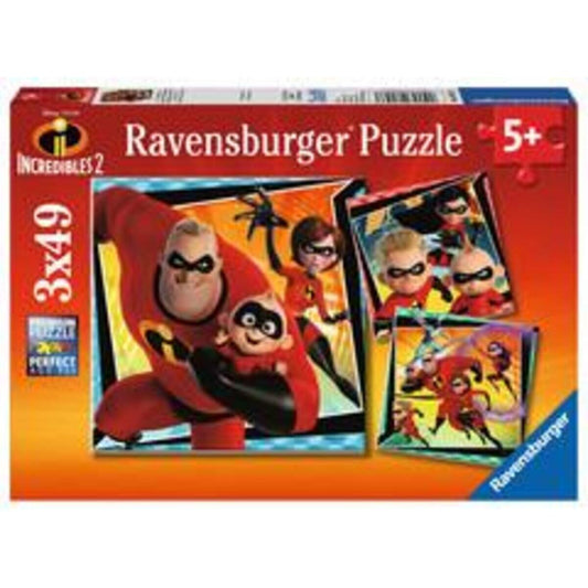 Ravensburger Puzzle Die Unglaublichen, 3x49 Teile