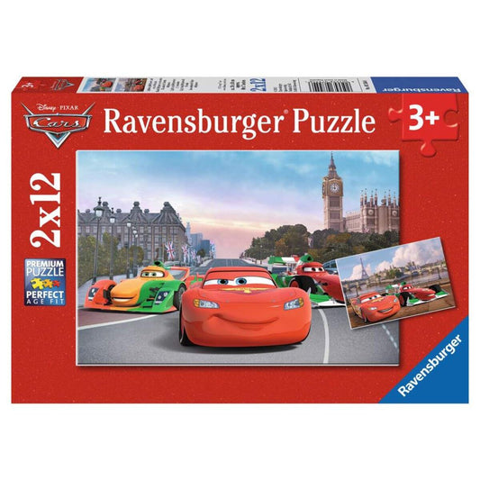 Ravensburger Puzzle Disney Pixar Cars Lightning McQueen und Freunde, 2 x 12 Teile
