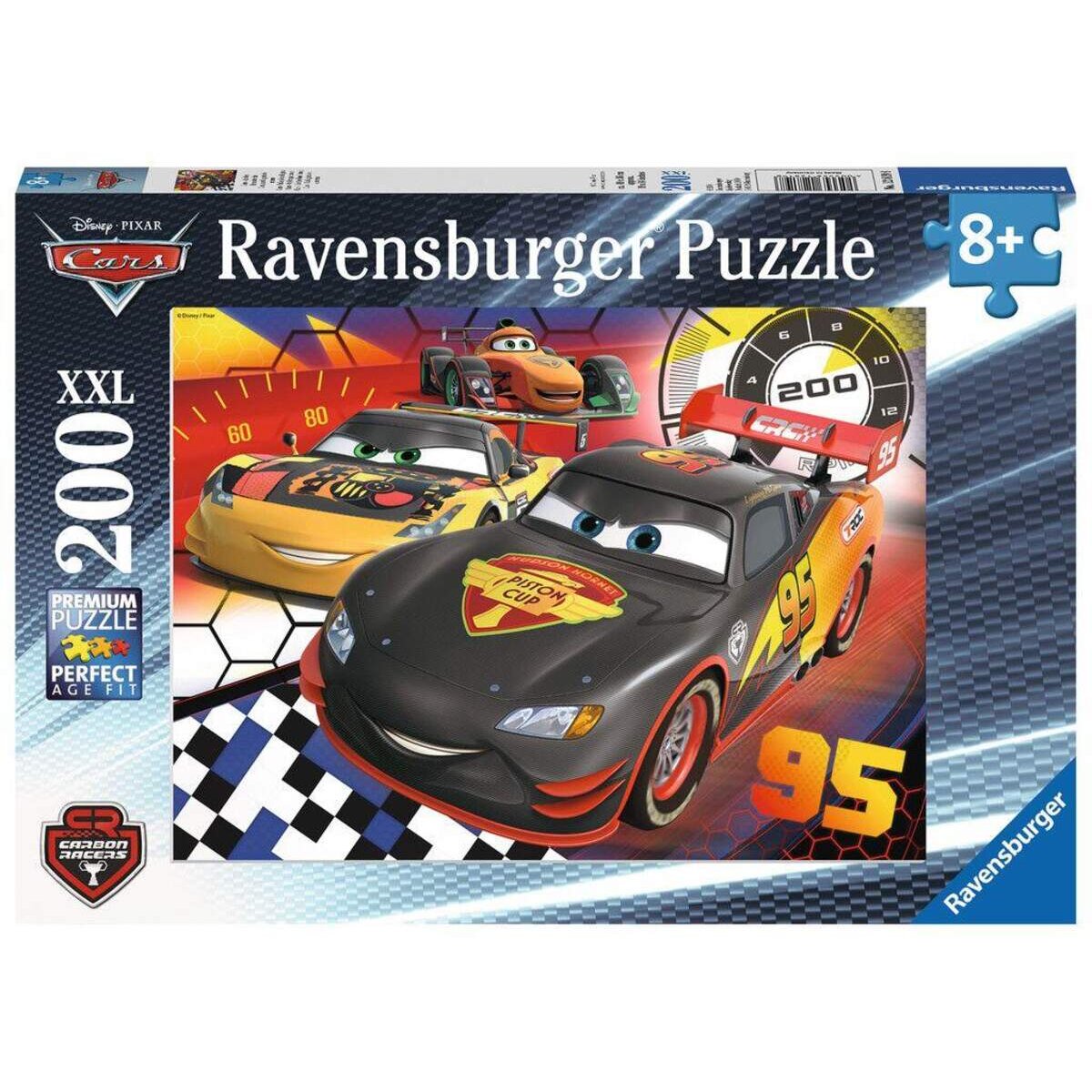 Ravensburger Puzzle Disney Pixar Cars Auf der Rennstrecke, 200 Teile