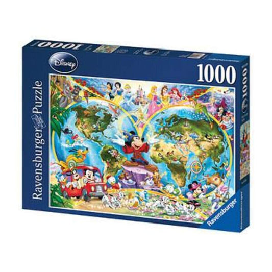 Ravensburger Puzzle Disney's Weltkarte, 1000 Teile