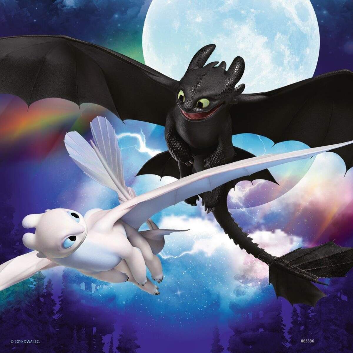 Ravensburger Puzzle Drachenzähmen leicht gemacht 3x49 Teile