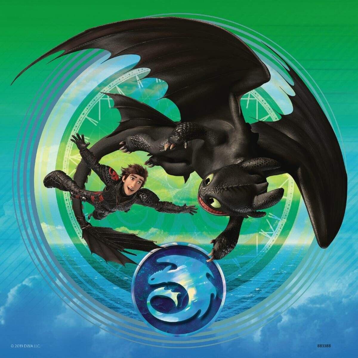 Ravensburger Puzzle Drachenzähmen leicht gemacht 3x49 Teile