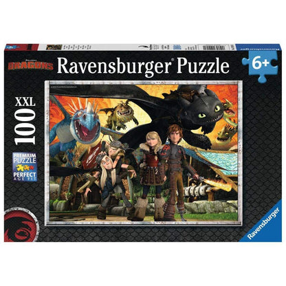 Ravensburger Puzzle Dragons Drachenfreunde XXL, 100 Teile