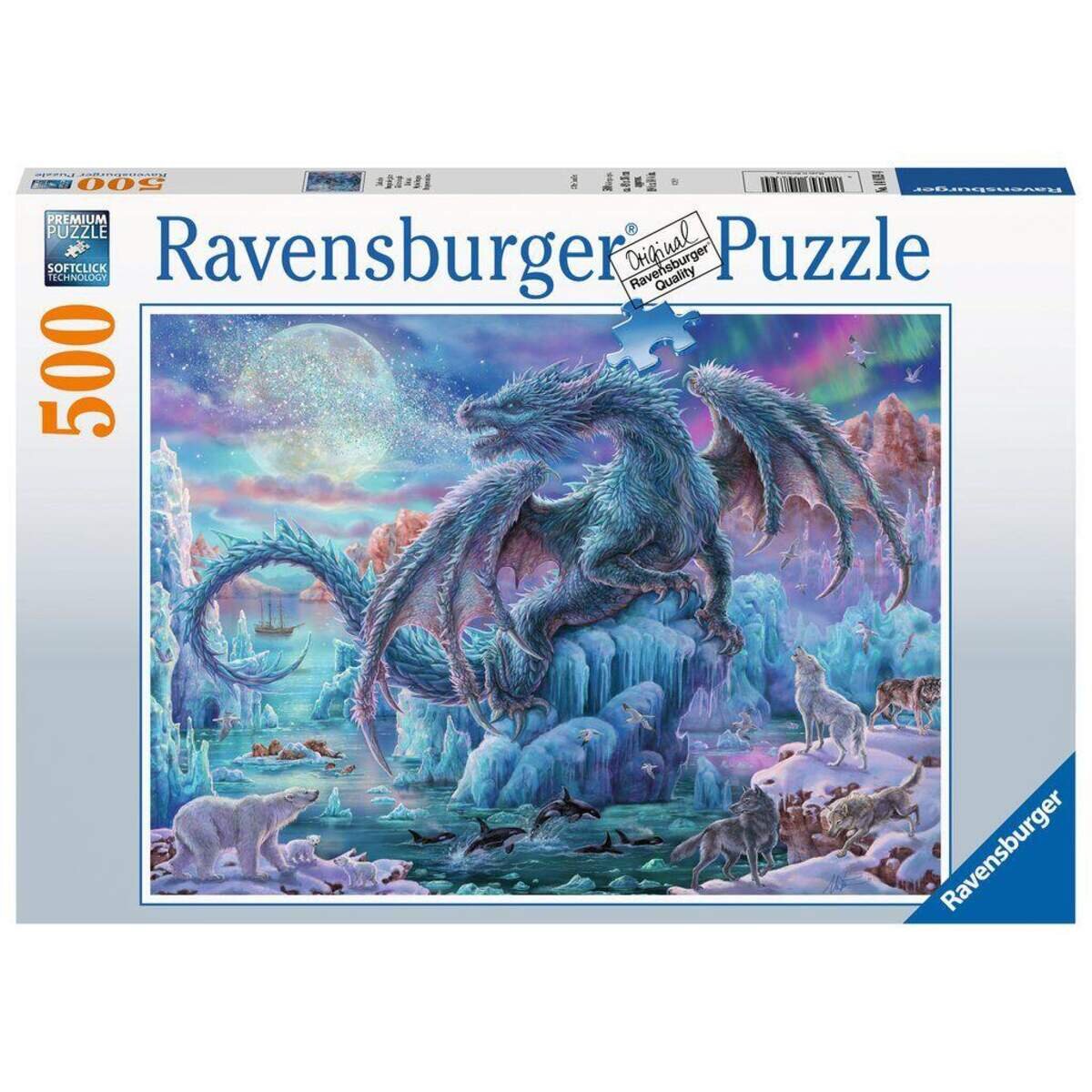 Ravensburger Puzzle Eisdrache, 500 Teile
