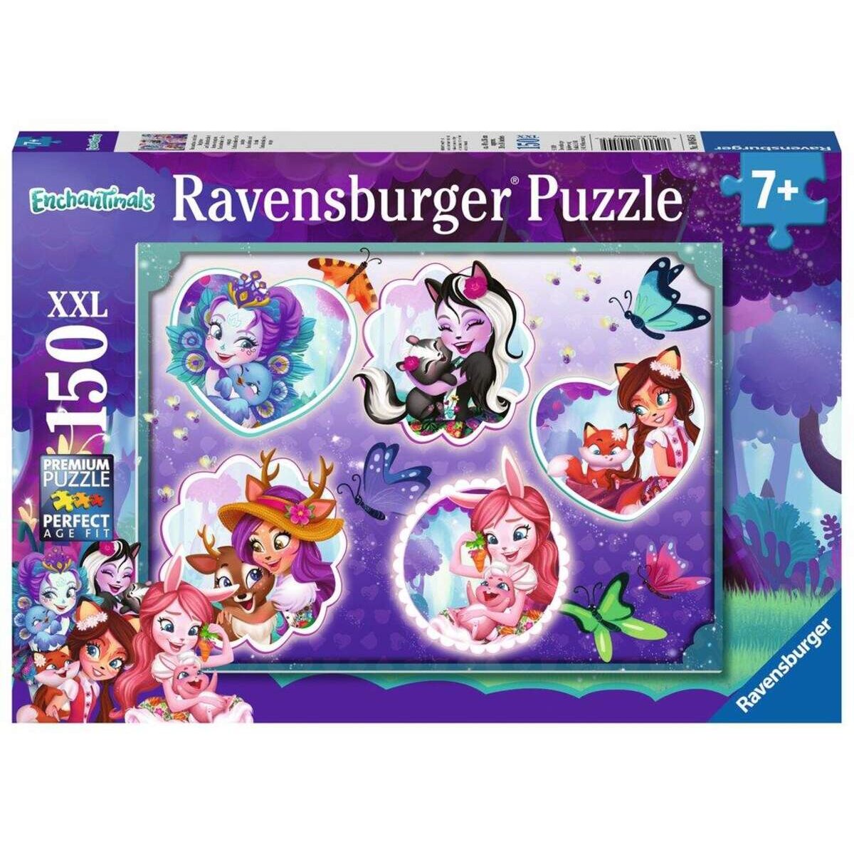 Ravensburger Puzzle Enchantimals und ihre Begleiter 150 Teile