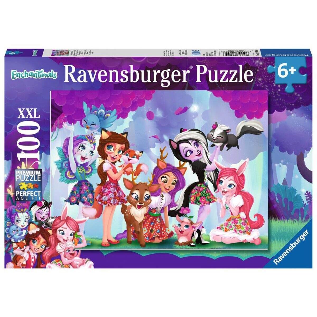 Ravensburger Puzzle Enchantimals: Vereinte Freunde, 100 Teile