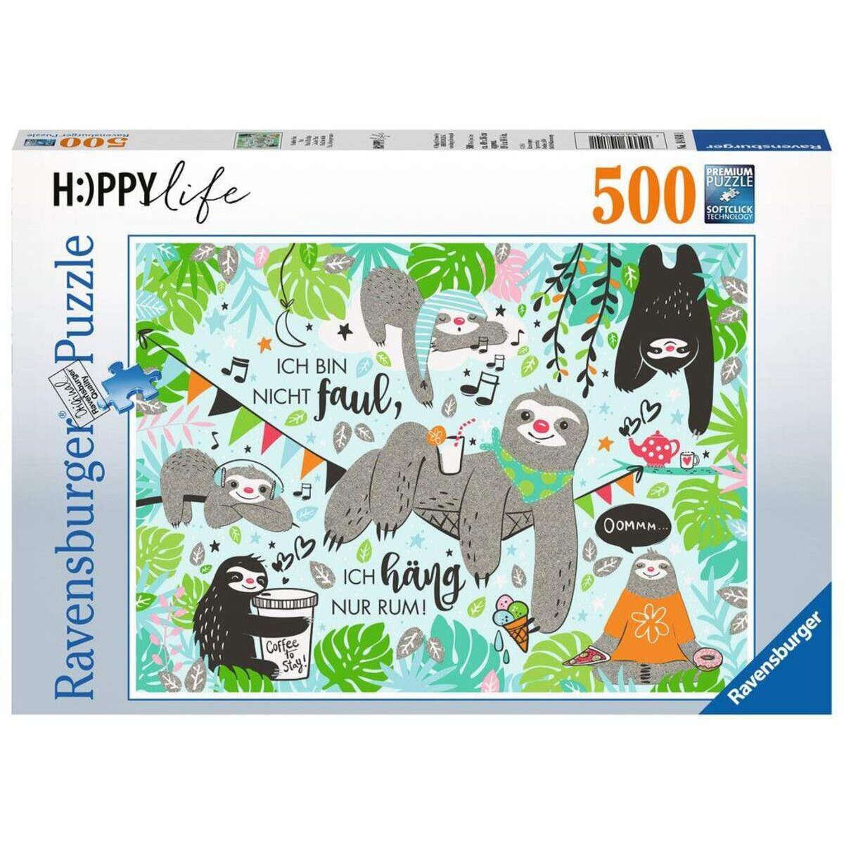 Ravensburger Puzzle Faultier Paul, 500 Teile