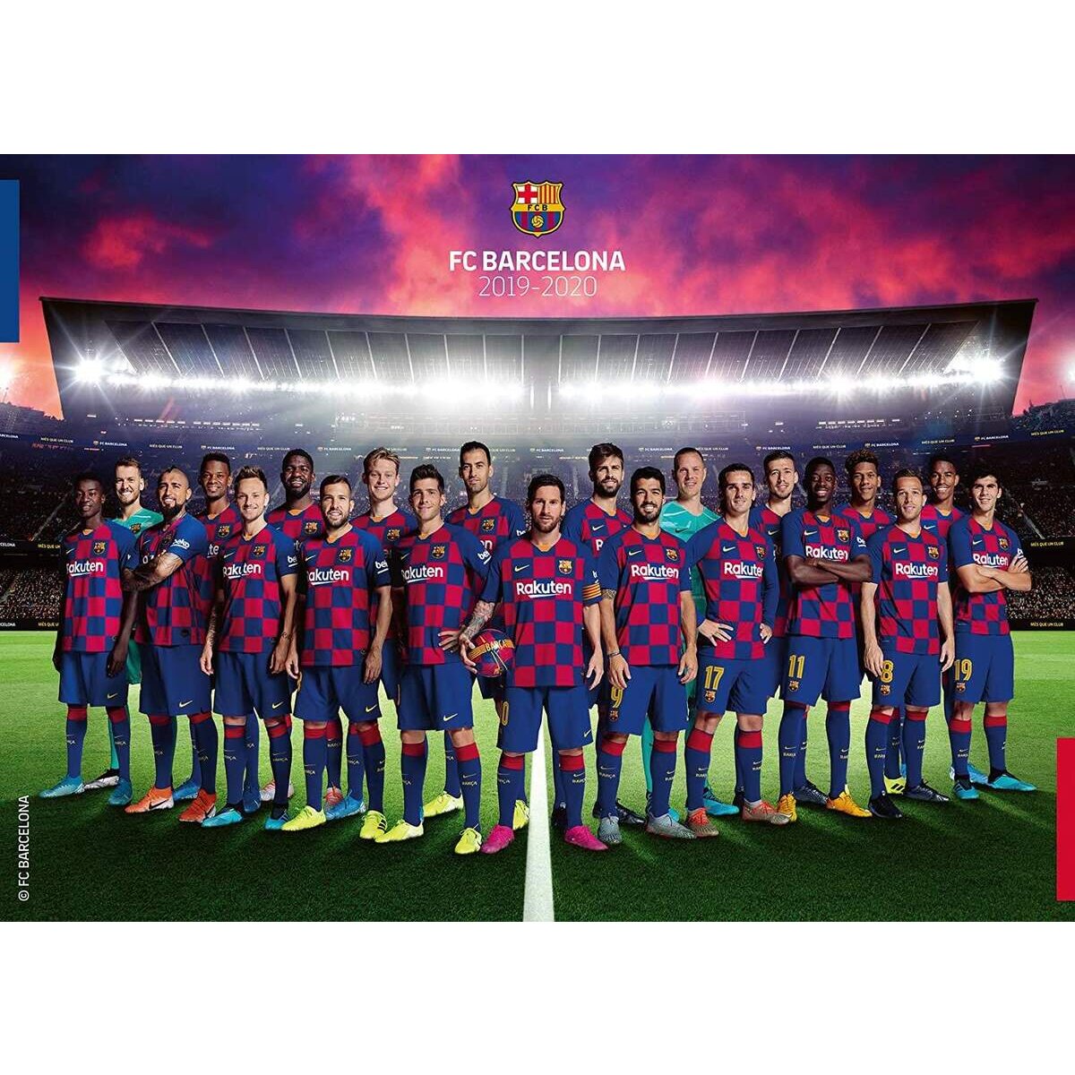 Ravensburger Puzzle FC Barcelona Saison 2019/2020, 1000 Teile