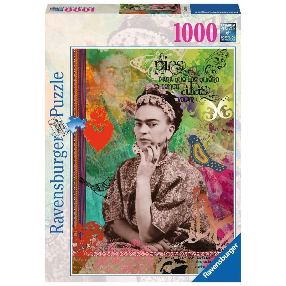 Ravensburger Puzzle Frida Kahlo de Rivera, 1000 Teile